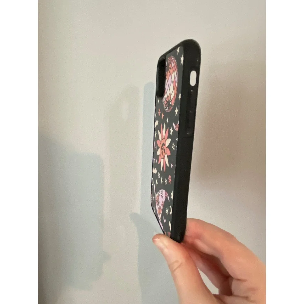Phone Case Unisex iPhone 11 Black Retro Halloween Spooky Disco Ball Pumpkin